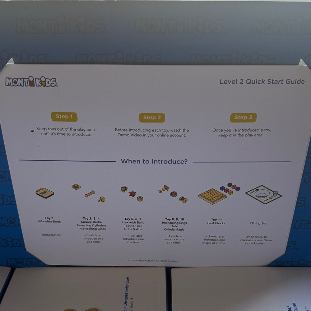Level 2 Learning Toy Set - Blue